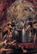 Peter Paul Rubens The Excbange of Princesses (mk01) oil painting